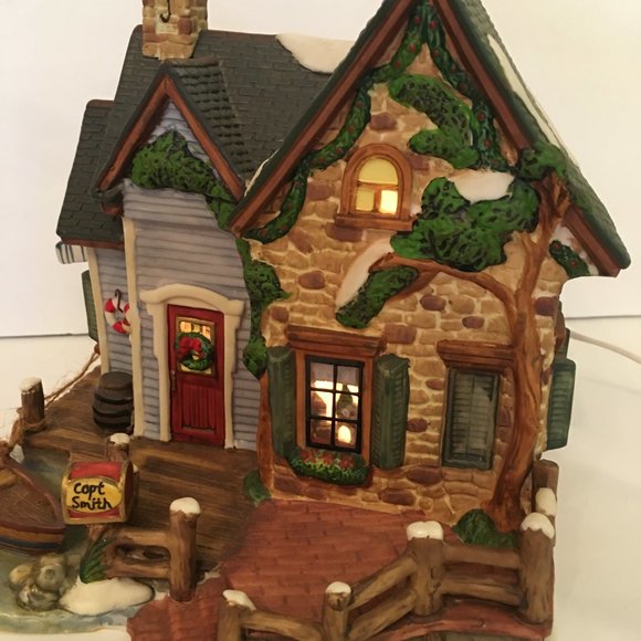 2003 Harborside Village Limited Edition Christmas House LIGHTED - Picture 5 of 16